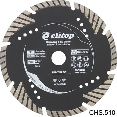 Hot Pressed  - Triangle segmented turbo